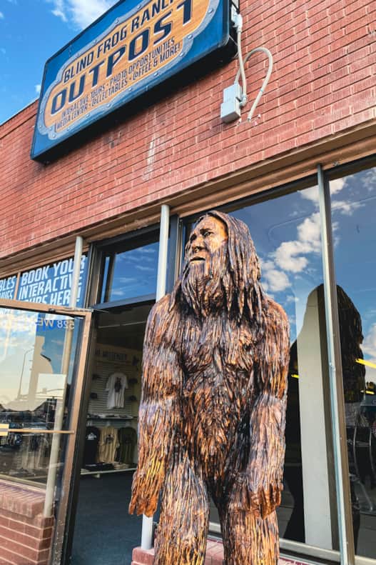 Blind Frog Ranch operates an outpost on Main Street in Vernal, where visitors can book interactive tours of the ranch property.