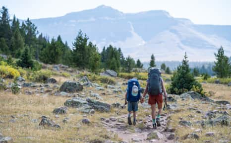 The Uinta Mountain Range is the highest east-west running range in the contiguous United States.