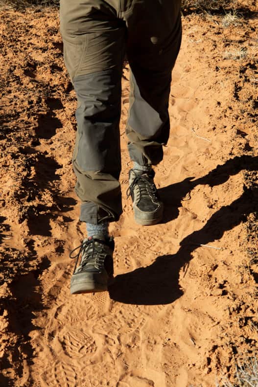 Utah’s cryptobiotic soils help protect its desert landscape from erosion. Avoid damaging the fragile soil by staying on marked trails and roads and using existing campsites.
