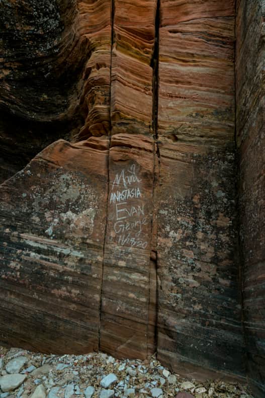 Unfortunately, vandalism is becoming common across Southern Utah's red rock canyons.