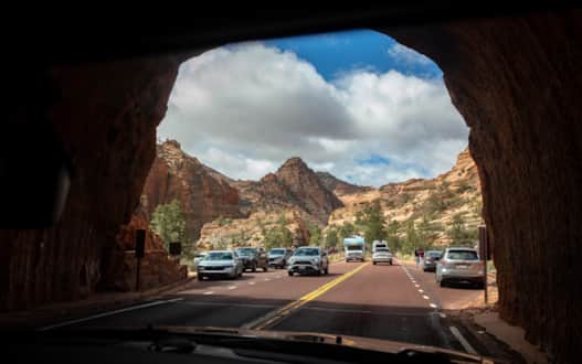 Visitors who arrive during the early morning hours — especially on a weekday — can treat themselves to a quieter park experience.