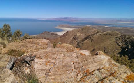 Frary Peak offers stunning views of the Great Salt Lake.