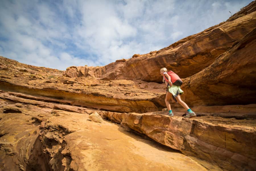 Hiking Goblin Valley on the southeastern edge of the San Rafael Swell