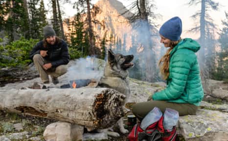 Breakfast beg in the High Uinta Wilderness.