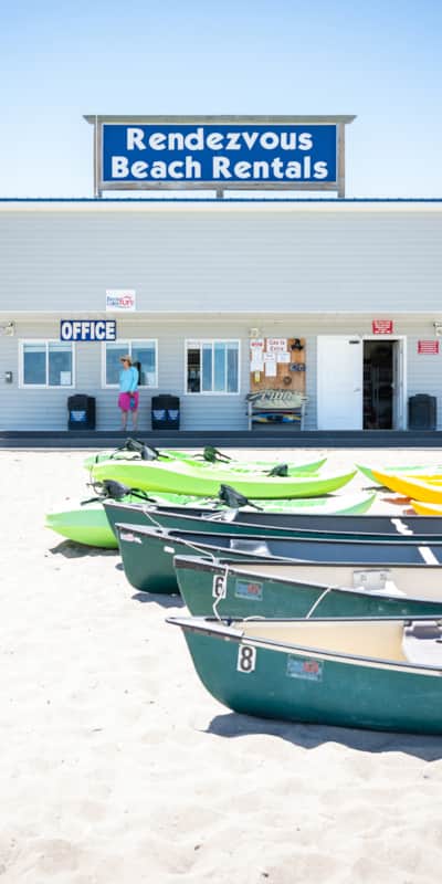 You'll find an array of rental shops around the lake, offering both motorized and non-motorized options.