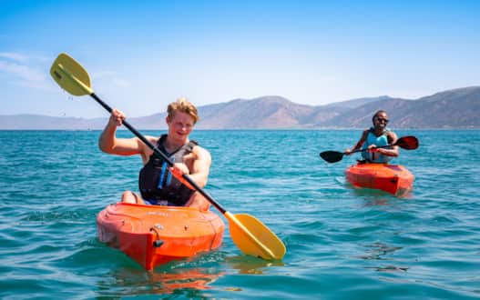 Kayaks are another tried-and-true favorite for getting out on the water around Bear Lake.