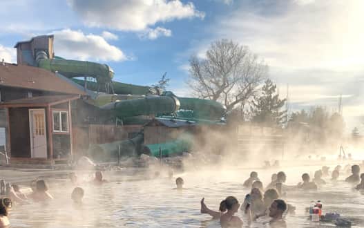 Northern Utah’s Crystal Hot Springs are known for having the highest mineral content in the world and for the closest natural occurrence of hot and cold springs at one location. Basically, Crystal is a geologic mega-wonder.