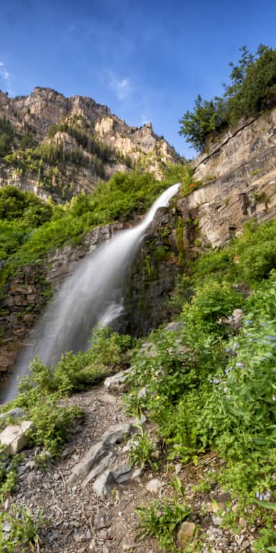 Timpanogos Falls, Utah County.