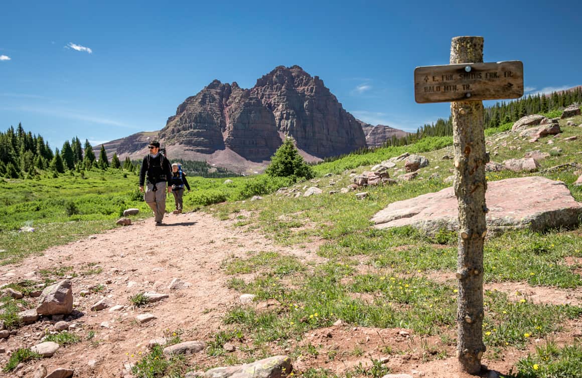 When recreating in the backcountry, be sure to let someone know your itinerary and the time you expect to return.