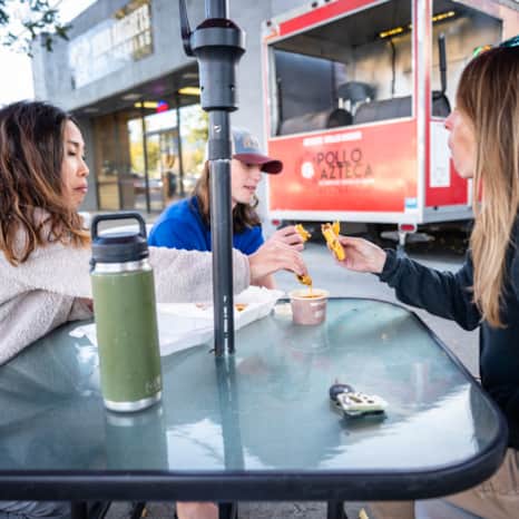 The Pollo Azteca food truck brings the flavor with its birria and chicken not to be missed.