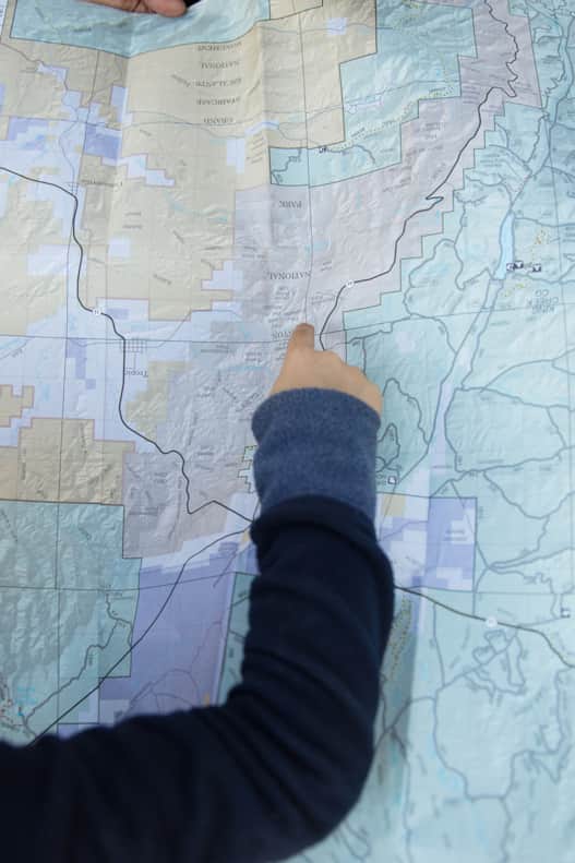 It's important to know your route. Always carry a map or a GPS system, cell service can often fail in remote areas.