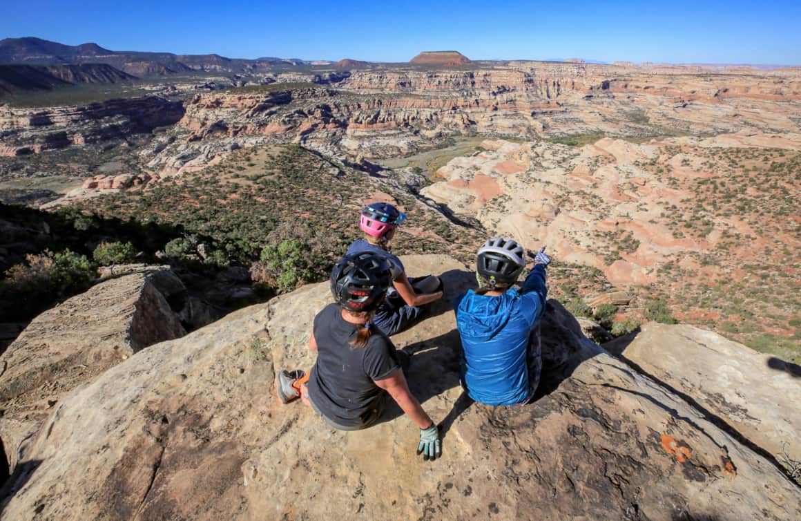 Overlooking Salt Creek Canyon