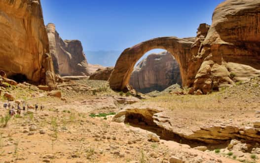 Despite development and the ease of access, Rainbow Bridge remains a culturally significant site for Native Americans.