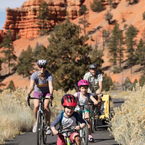 Red Canyon has something for any biker. All cyclists can enjoy an out-and-back journey along the Red Canyon Bicycle Trail.
