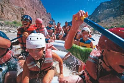 Cataract Canyon is a veritable whitewater rollercoaster with 14 miles of intense rapids with scary names.