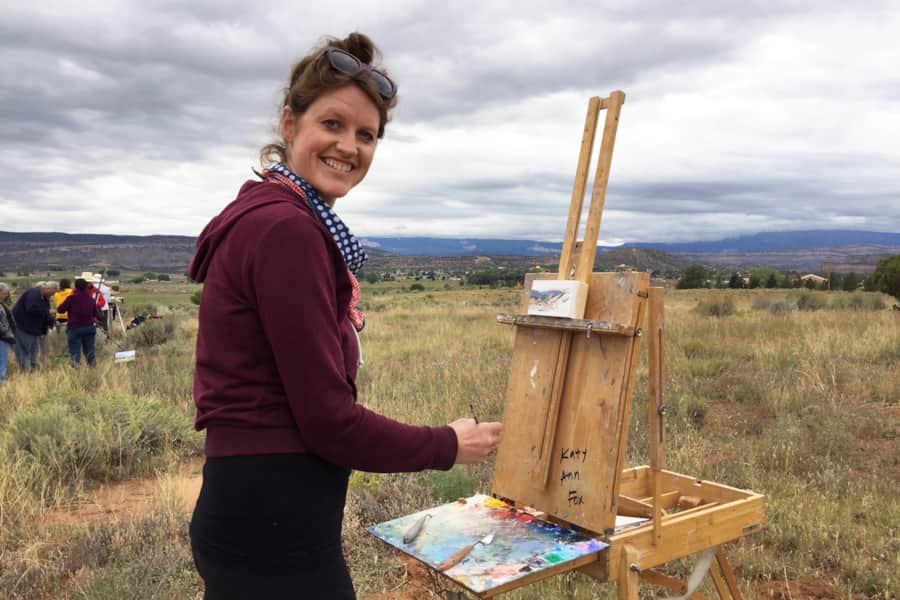 It's hard not to be artistically inspired by the Grand Staircase region.