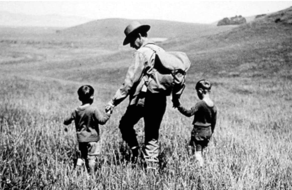 Maynard Dixon and his sons