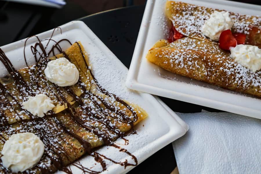 Crepes at The French Spot