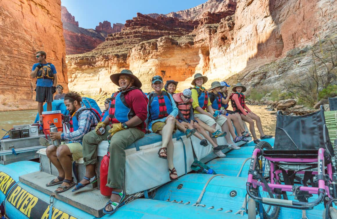 NAC offers day and overnight adaptive rafting trips on the Colorado and Green rivers.