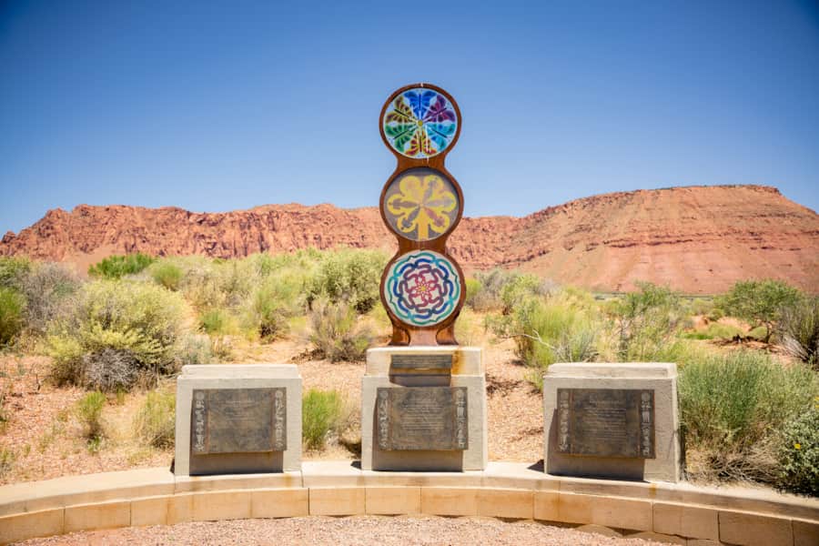 Art installation at Kayenta Art Village