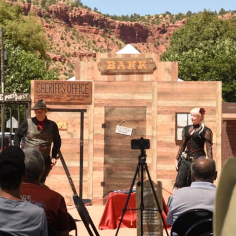 Over the course of the festival’s two days, the stages, streets and venues in Kanab are filled with round-the-clock entertainment.