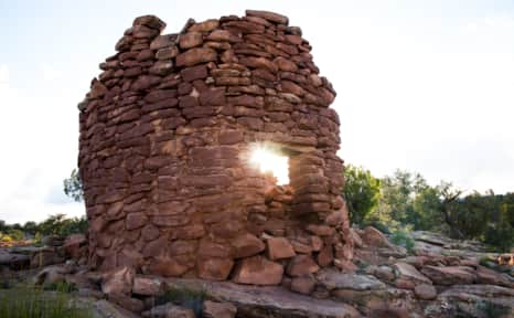 With no obvious villages or dwellings nearby, the reason for these towers is unclear.