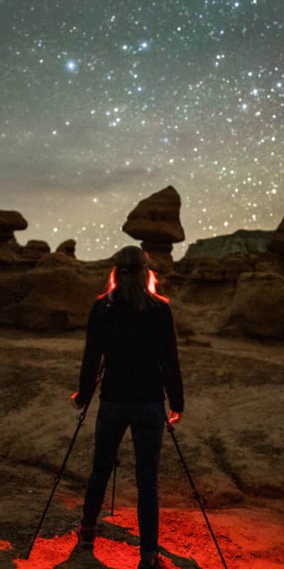 Goblin Valley State Park has one of the clearest, darkest night skies in the world.