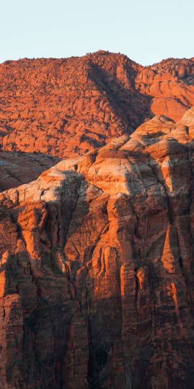 Snow Canyon State Park, a wonderland of cliffs and canyons.