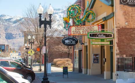 Historic 25th Street in Ogden.