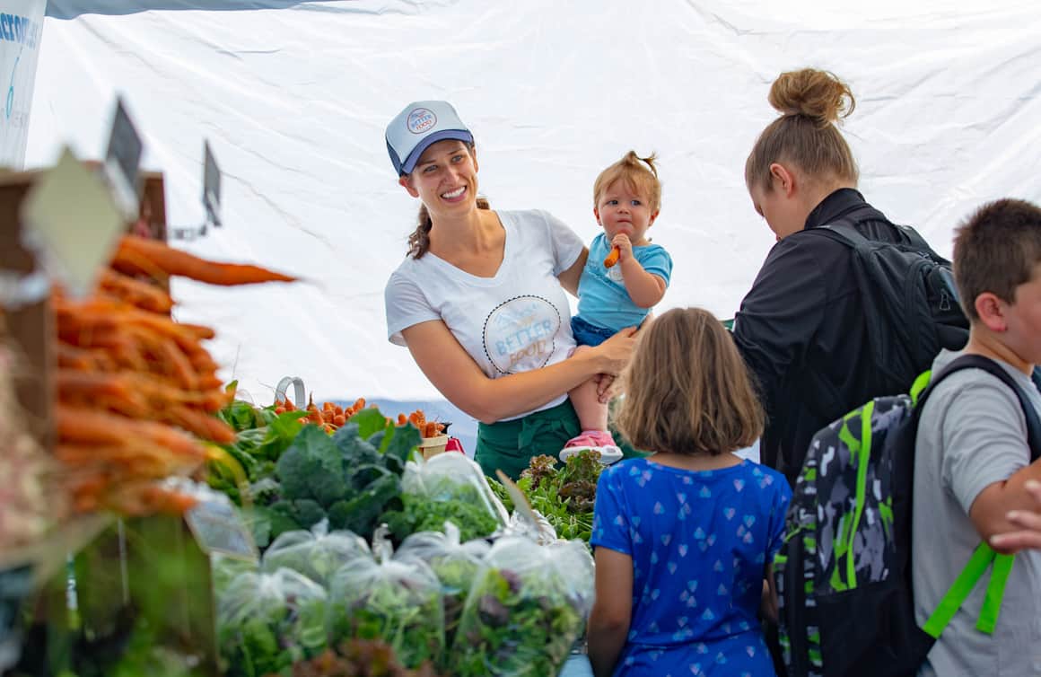 Take your time perusing the stalls filled with local produce and hand-crafted goods.
