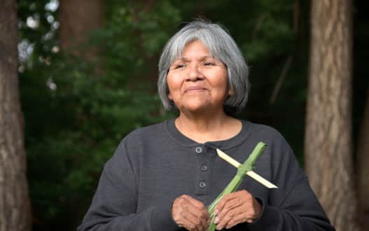 Patty Timbimboo-Madsen is the cultural specialist for the Northwestern Band of Shoshone.