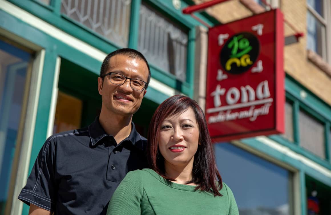 The name Tona is a combination of both Tony and Tina, owners of Tona Sushi.