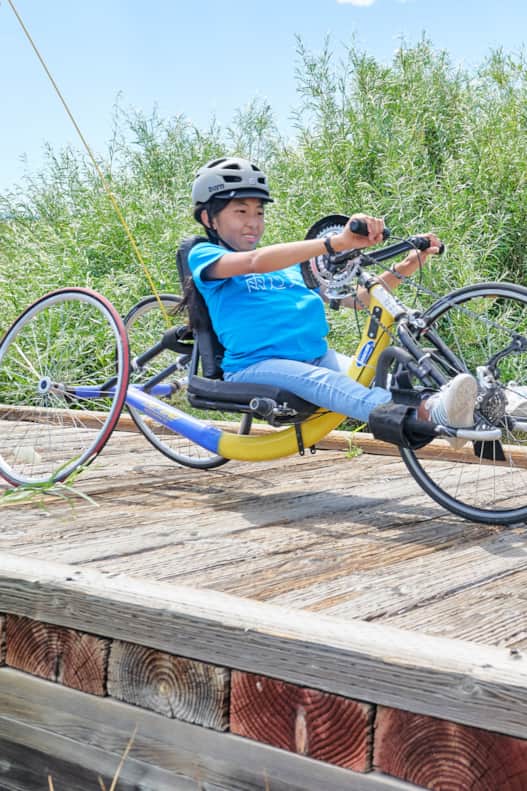 For Ping-Ping Cortez, biking, climbing and skiing at the NAC has helped her discover abilities she didn’t know existed.