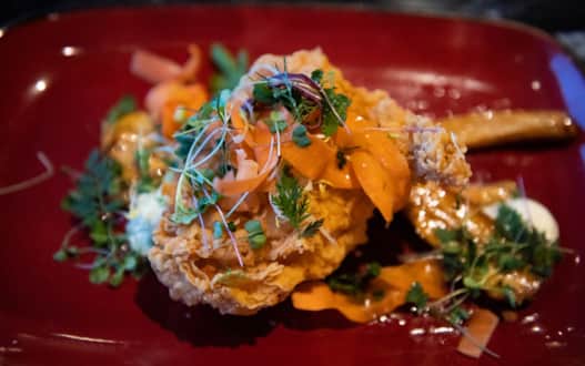 The menu at Handle is always evolving around the local produce in season.