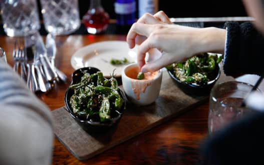 Shishito Peppers at High West Saloon.
