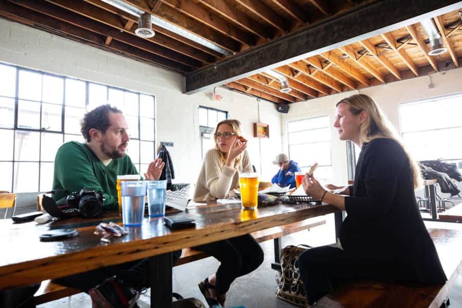 Alongside its brews, A. Fisher Brewing Company features rotating food trucks, making it a great place to spend an afternoon or evening.