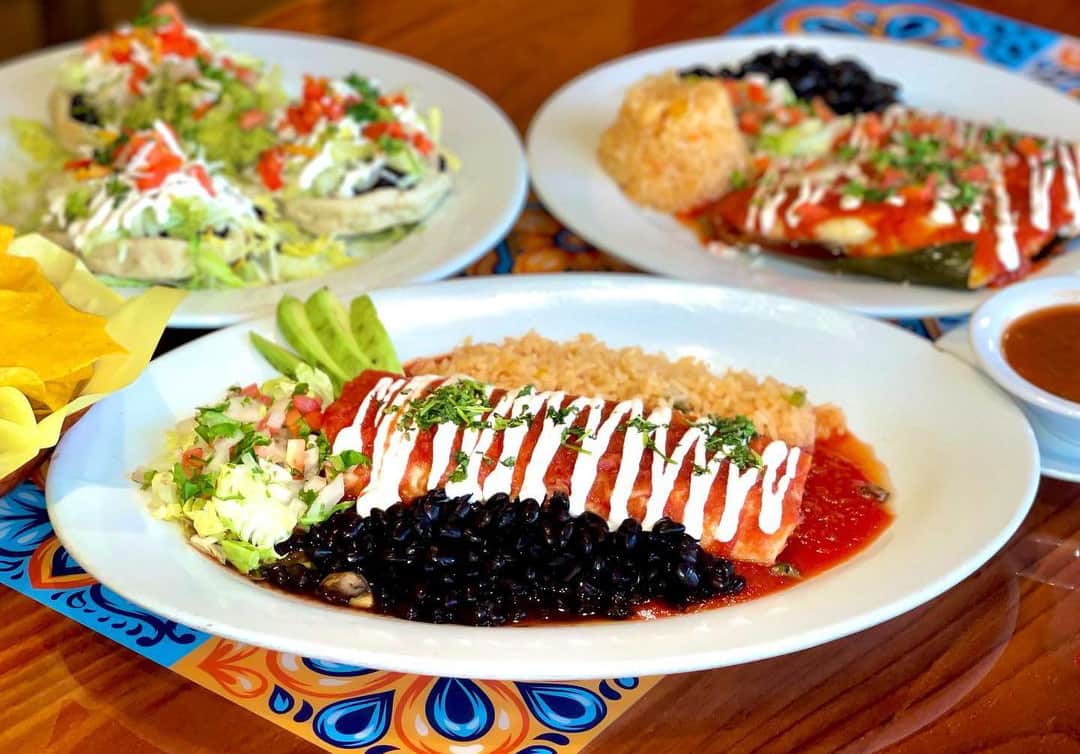 Mi Ranchito Grill offers a full vegan menu of traditional favorites like pozole made with soy curls, and various burritos, enchiladas and tacos.