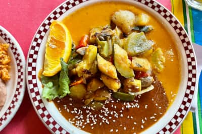 Red-Iguana_Salt-Lake-City_Dining_Mole-Poblano-and-Mole-Amarillo-with-Veggies_Vegan_Moore-Erin