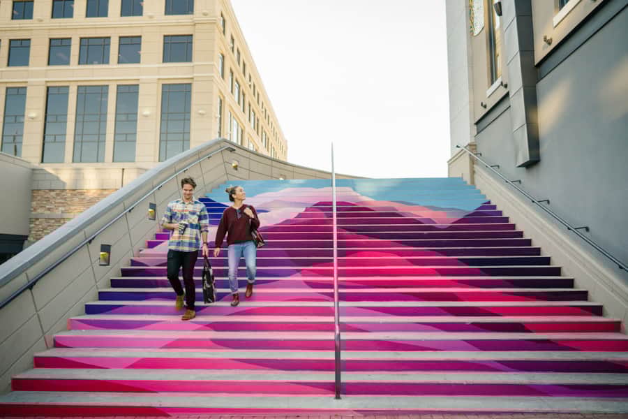 Salt Lake City boasts an impressive array of street art, including murals and installations.