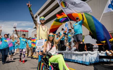 Sunday is the main event, as the pride parade starts at 10 a.m. in downtown Salt Lake City.