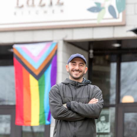 Lebanese people gather around food, and Laziz Kitchen cofounder Moudi Sbeity chose to share that community vibe in Utah.
