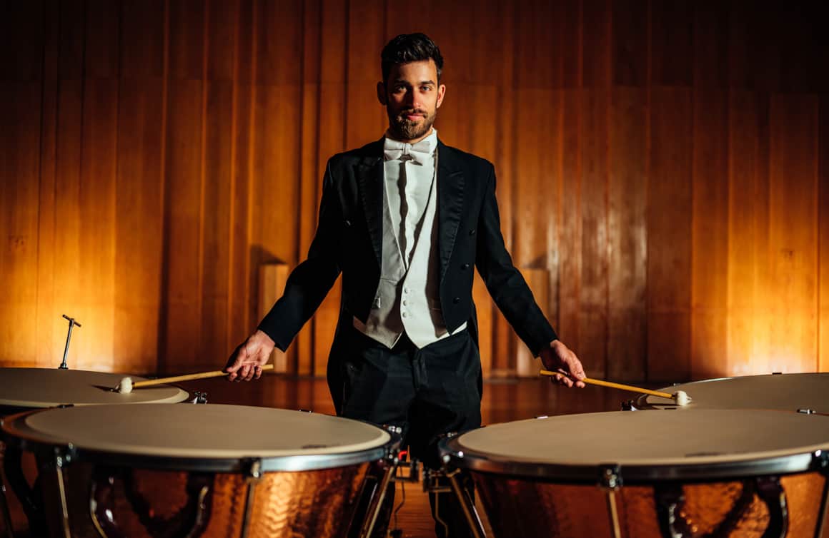 Utah Symphony percussionist Eric Hopkins is one of the many orchestra members captivated by the state’s world-class arts and world-class outdoor recreation.