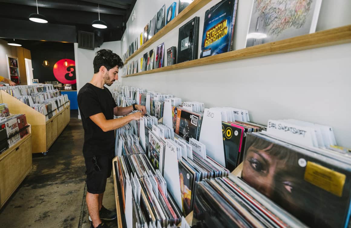 3hive Record Lounge stocks a diverse and underground music-friendly inventory.