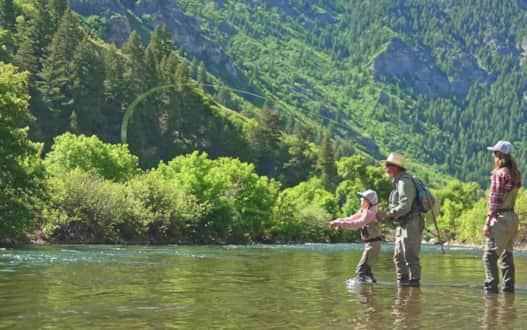 The Provo River is home to some of the most renowned fly fishing in the state.