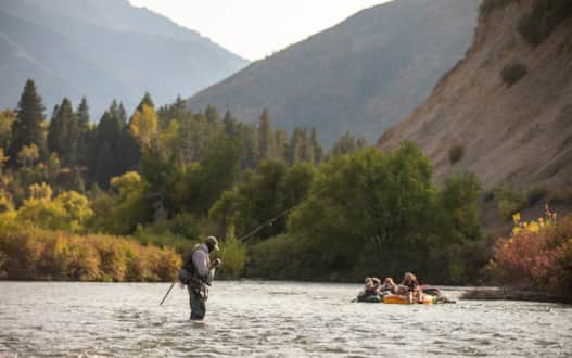 Rafting the Provo River.