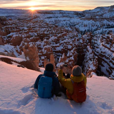 Yaktrax are a great option for maintaining traction on snowy or icy trails.