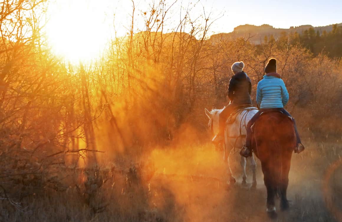 Horseback riding at East Zion Mountain Ranch makes certain areas available that are unaccessible by foot alone.