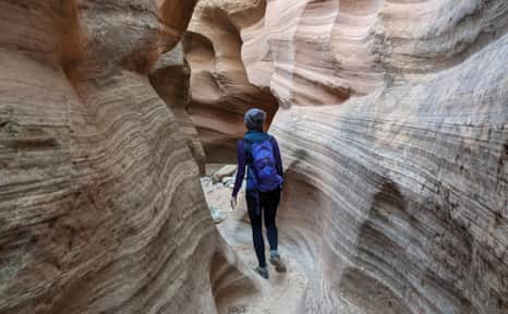 Even at its busiest, Zion National Park sees a very tame amount of visitors during the winter, making popular hiking trails easily accessed and enjoyed.