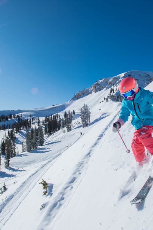 Alta is characteristically a local hub, with legendary powder and close proximity to Salt Lake City.