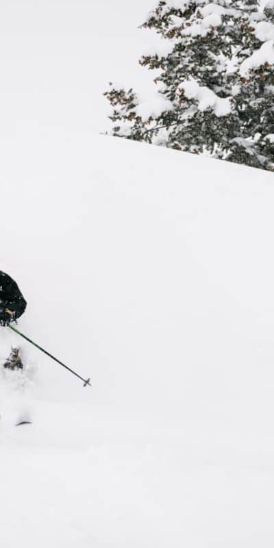 Cat skiing at Powder Mountain